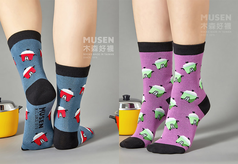 台灣印象針織襪-大同電鍋 大同電鍋襪子 Datong electric cooker pattern socks